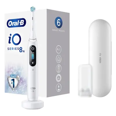 Oral B Elektický zubní kartáček iO8 Series White Alabaster