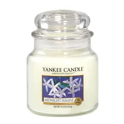 Yankee Candle Aromatická svíčka střední Midnight Jasmine 411 g