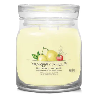 Yankee Candle Aromatická svíčka Signature sklo střední Iced Berry Lemonade 368 g