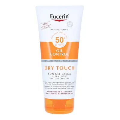 Eucerin Krémový gel na opalování Dry Touch Oil Control SPF 50+ (Sun Gel-Creme) 200 ml