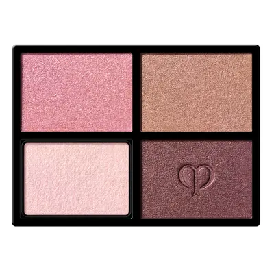 Clé de Peau Beauté Paletka očních stínů (Eye Color Quad) 5,5 g - náplň 9 Pink Coral Shells