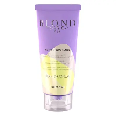 Inebrya Maska proti žlutým odleskům Blondesse No-Yellow (Anti-Yellow Mask) 100 ml