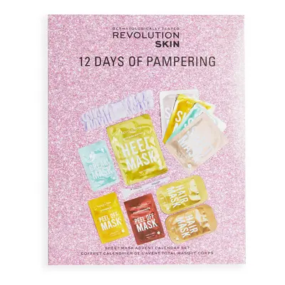 Revolution Skincare 12denní adventní kalendář 12 Days of Face, Body & Hair Mask Advent Calendar