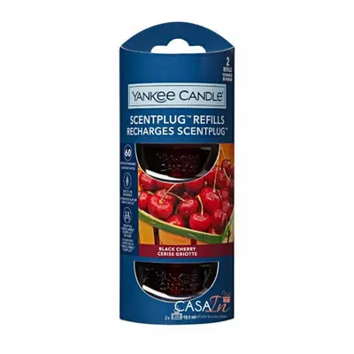 Yankee Candle Náhradní náplň do elektrického difuzéru Organic Kit Black Cherry 2 x 18,5 ml