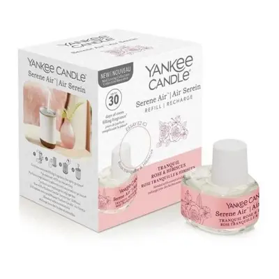 Yankee Candle Náplň do difuzéru Serene Air Tranquil Rose & Hibiscus 17 ml