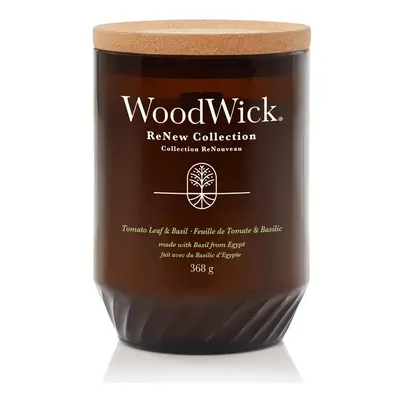 WoodWick Vonná svíčka ReNew sklo velké Tomato Leaf & Basil 368 g