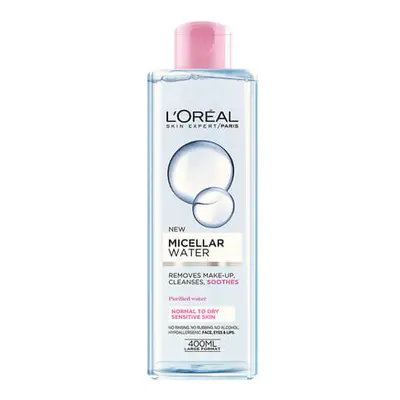 L´Oréal Paris Micelární voda pro normální a suchou citlivou pleť 3v1 (Micellar Water) 400 ml