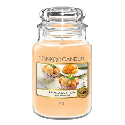 Yankee Candle Aromatická svíčka Classic velká Mango Ice Cream 623 g