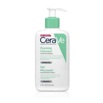 CeraVe Čisticí pěnivý gel pro normální až mastnou pleť (Foaming Cleanser) 88 ml