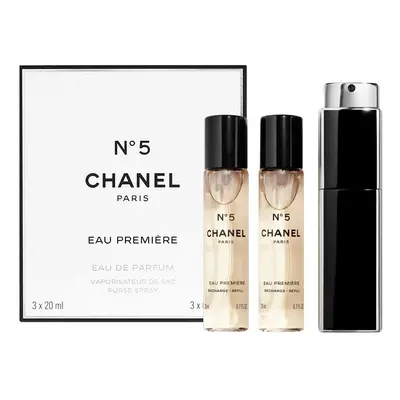 Chanel No. 5 Eau Premiere - parfémová voda s rozprašovačem (3 x 20 ml) 60 ml