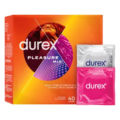 Durex Kondomy Pleasure MIX 40 ks