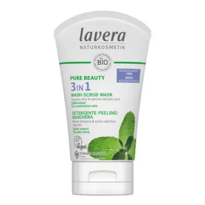 Lavera Čisticí emulze, peeling a maska 3v1 (Wash, Scrub, Mask) 125 ml