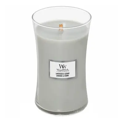 WoodWick Vonná svíčka váza velká Lavender & Cedar 609,5 g