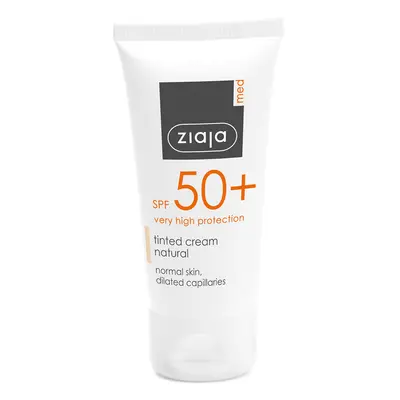 Ziaja Tónovací krém pro normální pleť SPF 50+ odstín přirozený (Tinted Cream) 50 ml