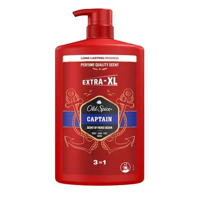 Old Spice Sprchový gel pro muže Captain (Body-Hair-Face Wash) 1000 ml