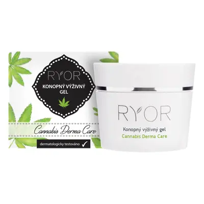 RYOR Konopný výživný gel 1 % Cannabis Derma Care 50 ml