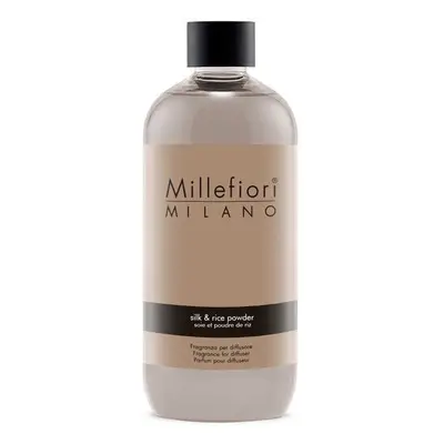 Millefiori Milano Náhradní náplň do aroma difuzéru Natural Hedvábí & rýžový prášek 250 ml