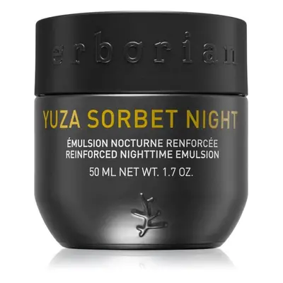 Erborian Noční pleťová emulze Yuza Sorbet Night (Reinforced Nighttime Emulsion) 50 ml