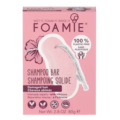 Foamie Šampon pro poškozené vlasy Hibiskiss (Shampoo Bar) 80 g