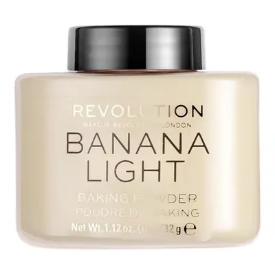 Revolution Transparentní pudr (Loose Baking Powder Banana Light) 32 g