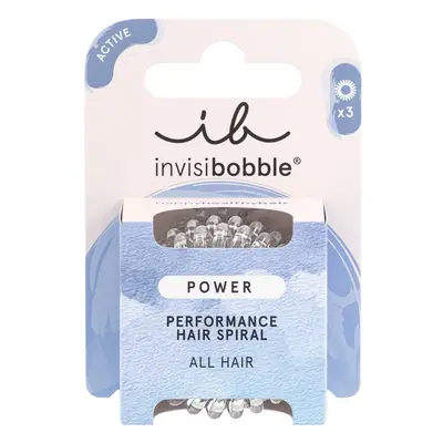 Invisibobble Gumička do vlasů Power Crystal Clear 3 ks