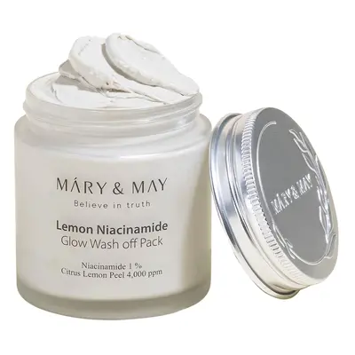 MARY & MAY Rozjasňující pleťová maska Lemon Niacinamide Glow Wash off Pack 125 g