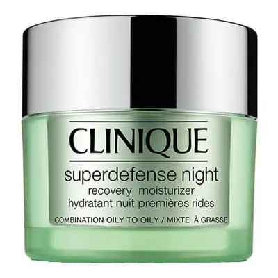 Clinique Noční hydratační krém pro smíšenou až mastnou pleť Superdefense (Night Recovery Moistur