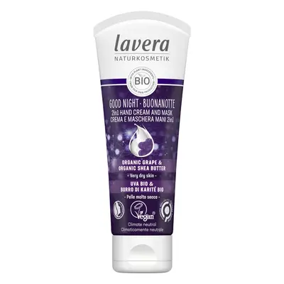 Lavera Noční krém a maska na ruce 2 v 1 (2 in 1 Hand Cream and Mask) 75 ml