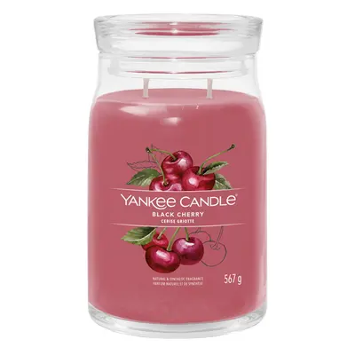 Yankee Candle Aromatická svíčka Signature sklo velké Black Cherry 567 g