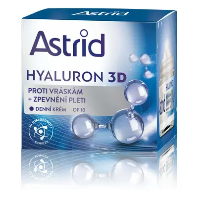 Astrid Zpevňující denní krém proti vráskám OF 10 Hyaluron 3D 50 ml