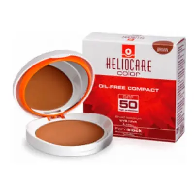 Heliocare Kompaktní make-up SPF 50 Color (Oil-Free Compact) 10 g Brown