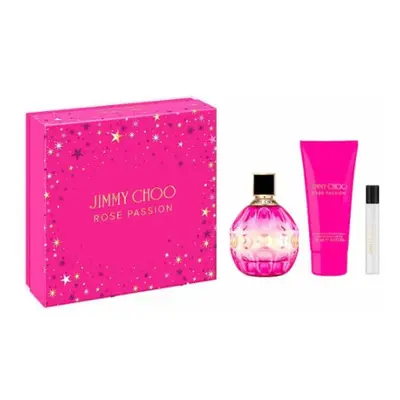 Jimmy Choo Rose Passion - EDP 100 ml + tělové mléko 100 ml + EDP 10 ml