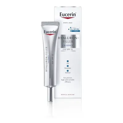 Eucerin Oční krém proti stárnutí pleti SPF 15 Hyaluron-Filler 3x EFFECT 15 ml