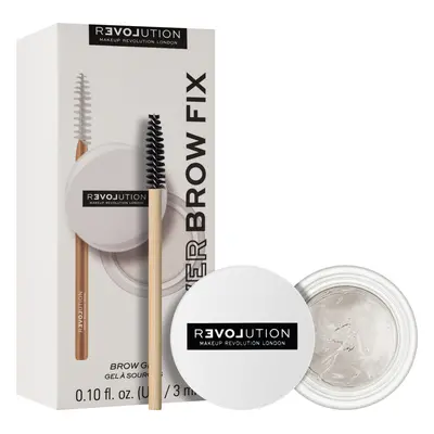 Revolution Fixační gel na obočí Relove Power Brow Fix Clear (Brow Gel) 3 ml