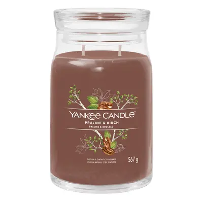 Yankee Candle Aromatická svíčka Signature sklo velké Praline & Birch 567 g