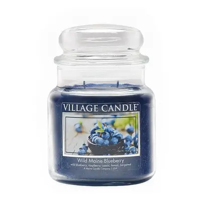 Village Candle Vonná svíčka ve skle Wild Maine Blueberry 389 g