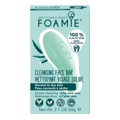 Foamie Pleťová péče pro normální až suchou pleť Aloe You Vera Much (Cleansing Face Bar) 60 g