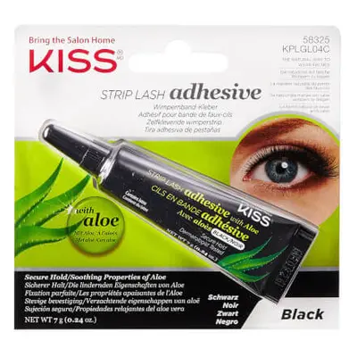 KISS Lepidlo na řasy černé Strip Lash Adhesive with Aloe Black 7 g