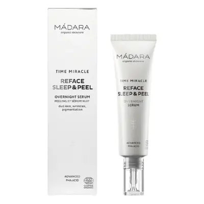 MÁDARA Noční pleťové sérum Time Miracle (Reface Sleep & Peel Overnight Serum) 30 ml