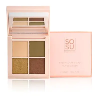 SOSU Cosmetics Paletka očních stínů Green (Eyeshadow Quad) 4,8 g