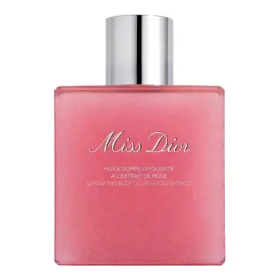 Dior Exfoliační sprchový olej s růžovou vodou Miss Dior (Exfoliating Body Oil) 175 ml