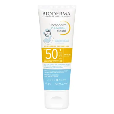 Bioderma Krém na opalování SPF 50+ Photoderm Pediatrics Mineral 50 g