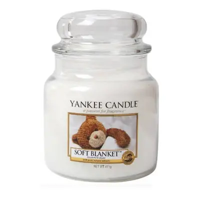 Yankee Candle Aromatická svíčka střední Soft Blanket 411 g