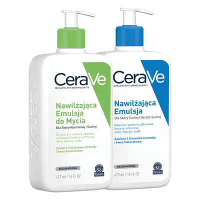 CeraVe Sada hydratační tělové péče pro suchou pokožku 2 x 473 ml