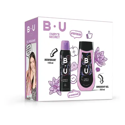 B.U. Fairy Secret - deodorant ve spreji 150 ml + sprchový gel 250 ml