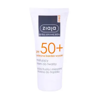 Ziaja Zmatňující pleťový krém na opalování SPF 50+ 50 ml