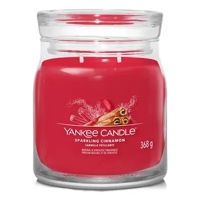 Yankee Candle Aromatická svíčka Signature sklo střední Sparkling Cinnamon 368 g