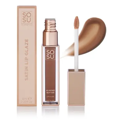 SOSU Cosmetics Lesk na rty Shimmer (Lip Glaze) 6 ml Almond Butter