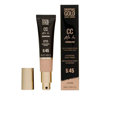 Dripping Gold Lehký hydratační make-up a CC krém SPF 45 Me In (CC Foundation) 32 ml 3.5 Sand