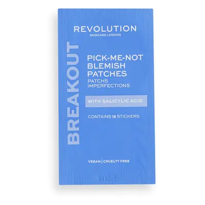 Revolution Skincare Čisticí pleťové náplasti Pick-Me-Not Blemish Patches (Contains Stickers) 60 